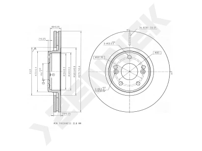 Brake disk DBD0319