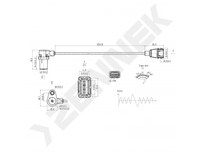Сrankshaft position sensor DCS0414