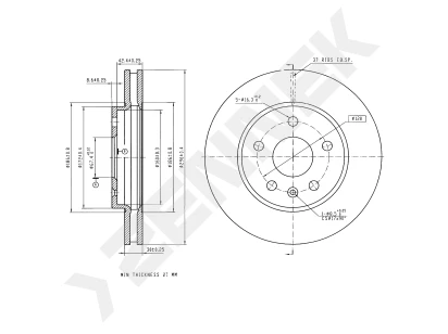 Brake disk DBD0321