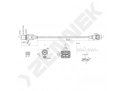 Сrankshaft position sensor DCS0412