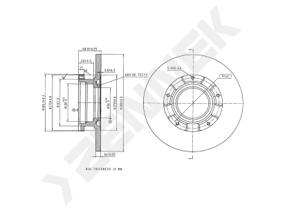 Brake disk DBD0324
