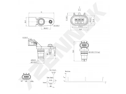 Camshaft position sensor DCS0405