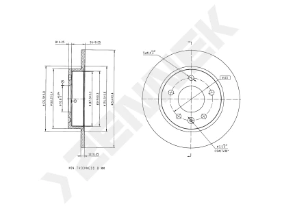 Brake disk DBD0331