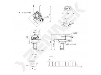 Camshaft position sensor DCS0406
