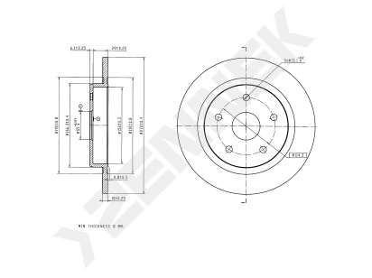 Brake disk DBD0339