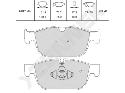 Disc brake pads DBP1289