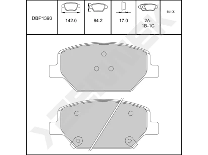 Disc brake pads DBP1393