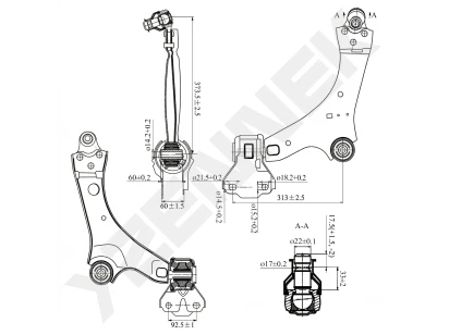 Lever DCA0364