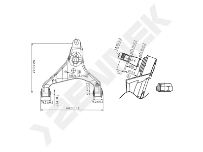 Lever DCA0371