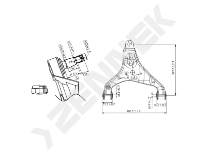 Lever DCA0372