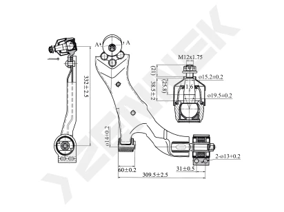 Lever DCA0375