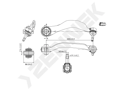 Lever DCA0381