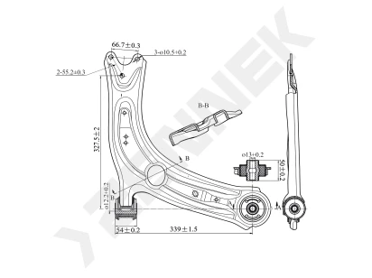 Lever DCA0387