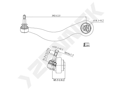 Lever DCA0388