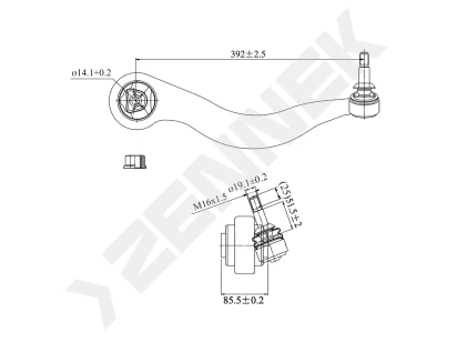 Lever DCA0389