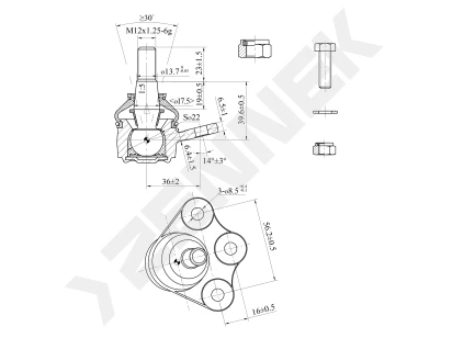 Ball joint DBJ0104