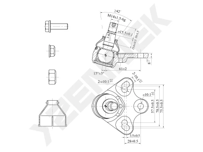 Ball joint DBJ0108