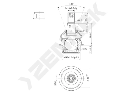 Ball joint DBJ0119