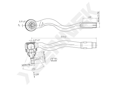Tie rod end DTE0131