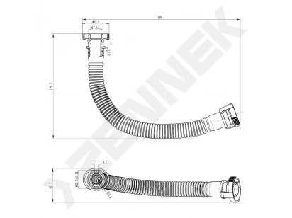 Crankcase breather hose DPV0006