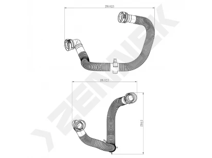 Crankcase breather hose DPV0007