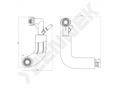 Crankcase breather hose DPV0009