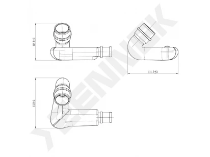 Crankcase breather hose DPV0012