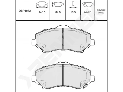 Disc brake pads DBP1082