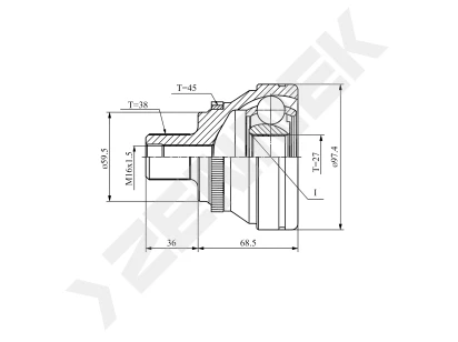 CV joint DCJ0005