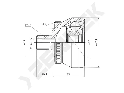 CV joint DCJ0010