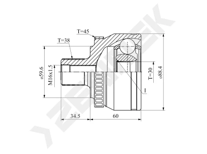 CV joint DCJ0011