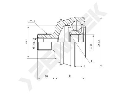 CV joint DCJ0012