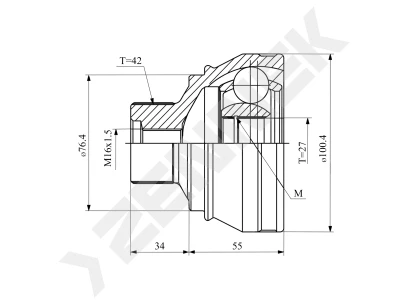 CV joint DCJ0018