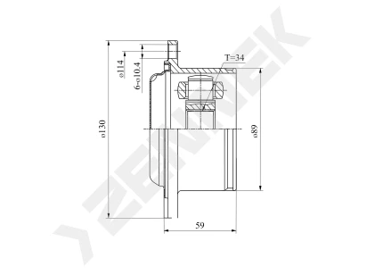 CV joint DCJ0022