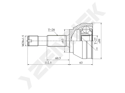 CV joint DCJ0024