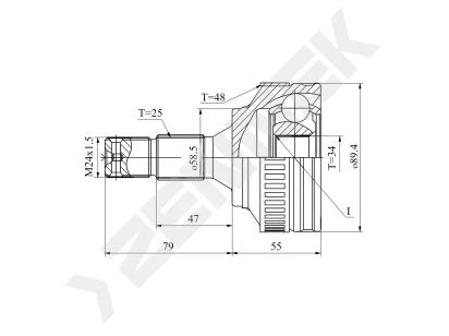 CV joint DCJ0026