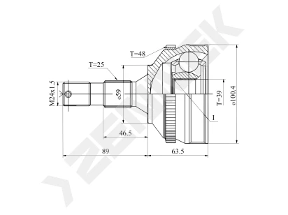 CV joint DCJ0029