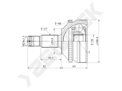 CV joint DCJ0030