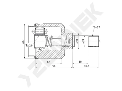 CV joint DCJ0040