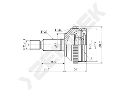 CV joint DCJ0042