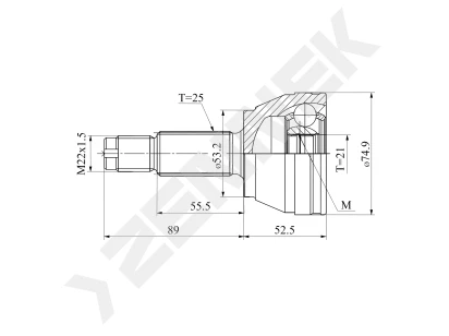 CV joint DCJ0043