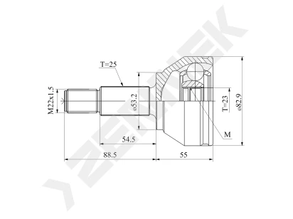 CV joint DCJ0044