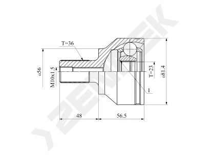 CV joint DCJ0047