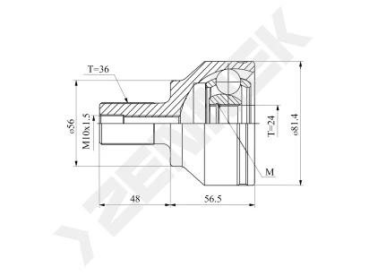 CV joint DCJ0049