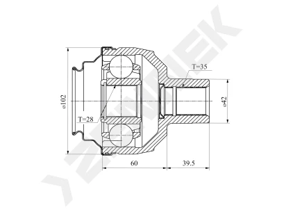CV joint DCJ0050