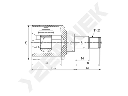 CV joint DCJ0051