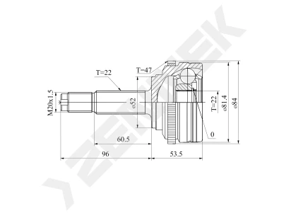 CV joint DCJ0057