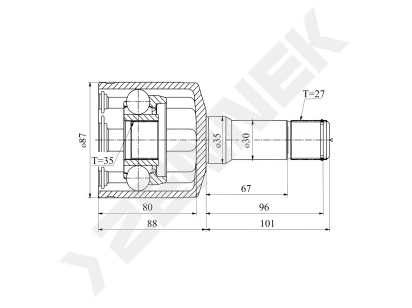 CV joint DCJ0059