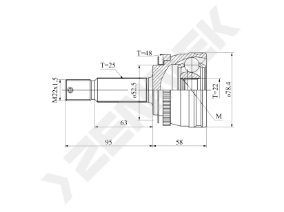 CV joint DCJ0061