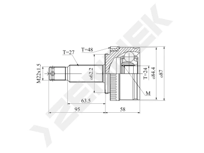 CV joint DCJ0064
